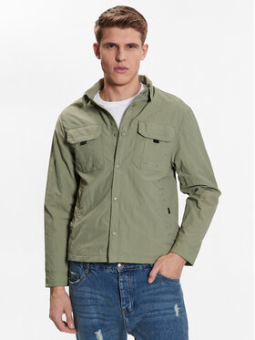 Brave Soul Brave Soul Átmeneti kabát MJK-PEARSON Zöld Regular Fit