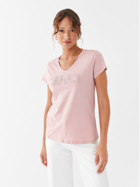 Liu Jo Sport Liu Jo Sport Majica TF3297 J6040 Roza Regular Fit
