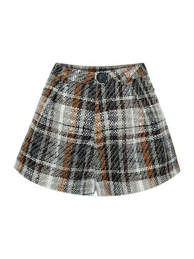 Magda Matyja Magda Matyja Szorty materiałowe GRETA SHORTS Szary Regular Fit