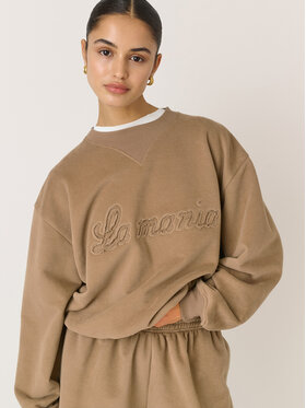 La Mania La Mania Bluza BRODIE Beżowy Classic Fit