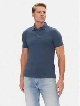 Tommy Hilfiger Tommy Hilfiger Tricou polo 1985 MW0MW17771 Albastru Slim Fit
