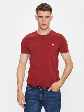 Guess Guess T-Shirt M2YI24 J1314 Czerwony Slim Fit