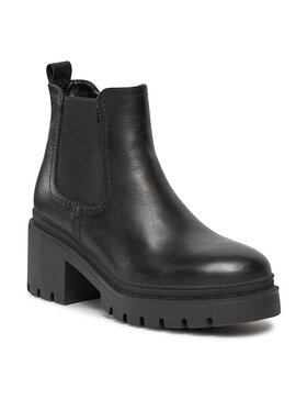 Tamaris Tamaris Kotníková obuv s elastickým prvkem 1-25459-41 Černá