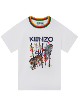 Kenzo Kids Kenzo Kids T-Shirt K25791 M Biały Regular Fit