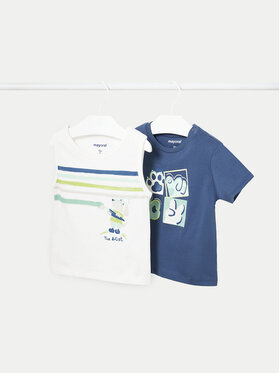Mayoral Mayoral 2er-Set T-Shirts 01032 Blau Regular Fit