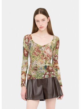 Liu Jo Liu Jo Sweter MF5474MA71NP9016 Kolorowy Slim Fit