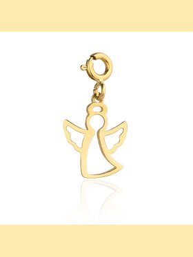 Fugart Fugart Naszyjnik Zawieszka/charms złoty anioł FUG6-20-Z00345-2 Złoty