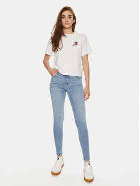 Tommy Jeans Traperice Nora DW0DW19256 Plava Skinny Fit