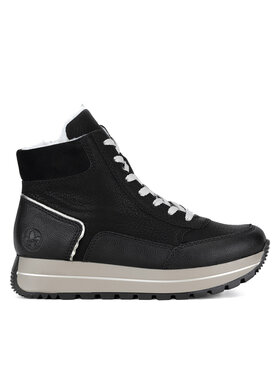 Rieker Rieker Polokozačky N4008-00 Černá