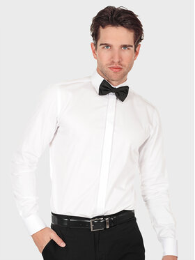 Evenemen Evenemen Koszula Punto S Biały Slim Fit