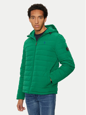 U.S. Polo Assn. U.S. Polo Assn. Kurtka zimowa MUP3600 Zielony Regular Fit