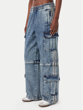 adidas adidas Jeansy KQ6479 Niebieski Oversize