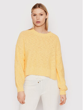 American Eagle American Eagle Pulover 034-1341-9458 Rumena Relaxed Fit