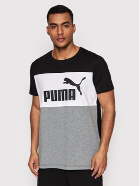 Puma Puma T-shirt Colorblock 848770 Crna Regular Fit