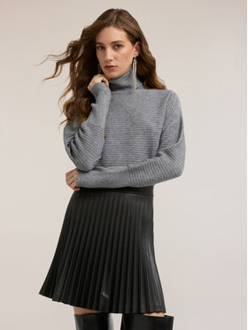 Motivi Motivi Sweter M092E002072N003 Szary Regular Fit