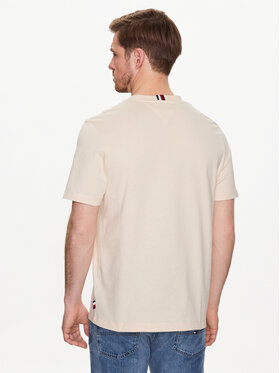 Tommy Hilfiger T-shirt Arched MW0MW30055 Bež Regular Fit