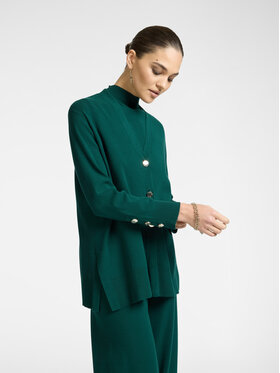 Elena Mirò Elena Mirò Sweter M418Z000545N035 Zielony Regular Fit