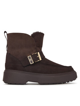 Tommy Hilfiger Tommy Hilfiger Lumesaapad Th Buckle Shearling Snow Boot FW0FW09687 Tumepruun