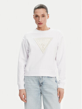 Guess Guess Felpa W5GQ12KBKM0 Bianco Regular Fit