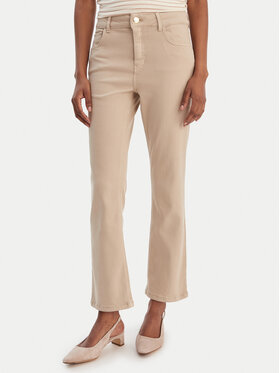 Marella Marella Medžiaginės kelnės Sfinge 2615131261 Smėlio Slim Fit