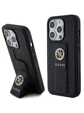 Guess Guess Etui na telefon iPhone 15 Pro Czarny