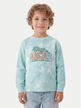 Quiksilver Quiksilver Світшот Tie Dye EQKFT03398 Блакитний Comfort Fit