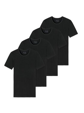 SCHIESSER SCHIESSER T-Shirt 27344 Czarny Comfort Fit