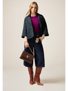 Oltre Oltre Pantaloncini P00YR009220N034 Blu A-Line Fit