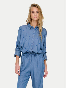 ONLY ONLY Koszula New Grace 15337926 Niebieski Loose Fit
