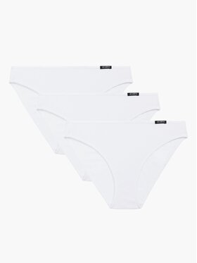Atlantic Atlantic Figi klasyczne flat elastic sport Biały