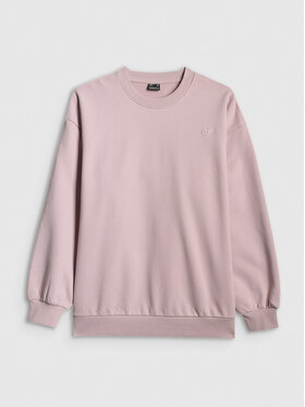 4F 4F Bluza BASIC+ Różowy jasny Loose Fit