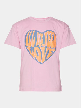 Vero Moda Girl Vero Moda Girl T-shirt Love Kelly 10303731 Rosa Regular Fit