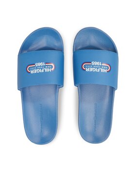 Tommy Hilfiger Natikači Rwb Hilfiger Oly Pool Slide FM0FM05019 Modra