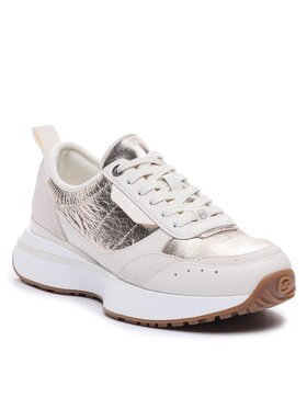 MICHAEL Michael Kors MICHAEL Michael Kors Sportcipő Flynn Trainer 43F3FYFS1M Ekru