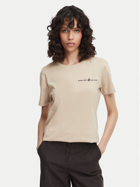 Beverly Hills Polo Club Beverly Hills Polo Club Póló P-SS26W-TS085 Bézs Regular Fit