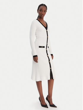 Guess Guess Φόρεμα υφασμάτινο W6RK38 Z3HP2 Λευκό Regular Fit