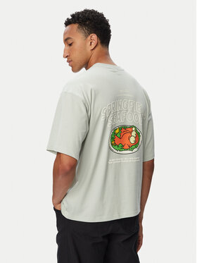 adidas adidas Tričko Blinky Graphic LG5062 Zelená Oversize