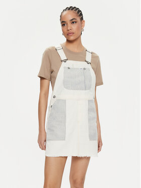 Lee Lee Jeanskleid Railroad 112349530 Écru Relaxed Fit