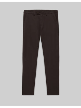 Borgio Borgio Spodnie materiałowe altedo_br Brązowy Slim Fit