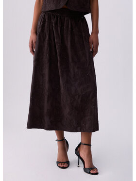 Liu Jo Liu Jo Spódnica maxi WA6455T472AP9677 Brązowy Regular Fit