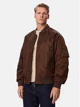 Calvin Klein Jeans Calvin Klein Jeans Bomber stila jaka LV04RG505G Tumši brūna Regular Fit