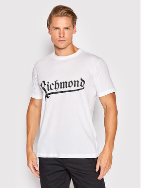 John Richmond John Richmond T-Shirt RMA22091TS Biały Regular Fit