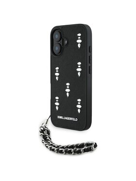 KARL LAGERFELD KARL LAGERFELD Etui na telefon Apple iPhone 16 Czarny