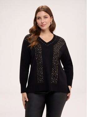 Fiorella Rubino Fiorella Rubino Maglione M468L008744N033 Nero Regular Fit