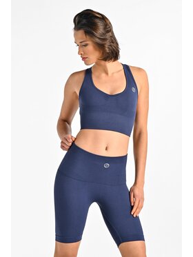 Nessi Sportswear Nessi Sportswear Legginsy ULK Granatowy Slim Fit