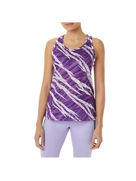Asics Asics T-Shirt ASICS Wild Camo Tank Fioletowy Regular Fit