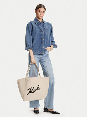 KARL LAGERFELD KARL LAGERFELD Torebka A3W50108 Écru