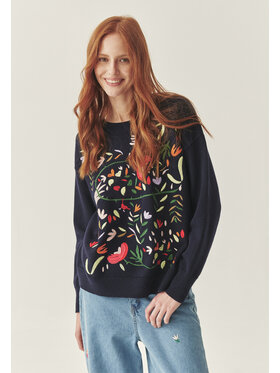 TATUUM TATUUM Sweter ADELINE Kolorowy Oversize