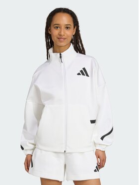 adidas adidas Kurtka przejściowa 151419 Biały Loose Fit
