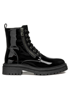 Geox Geox Polokozačky D Iridea D16HRF 00066 C9999 Černá